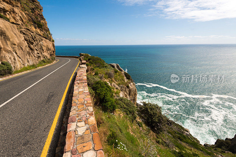 南非豪特湾海港风景优美的高速公路