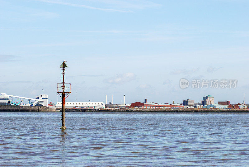 利物浦附近的新布赖顿海岸