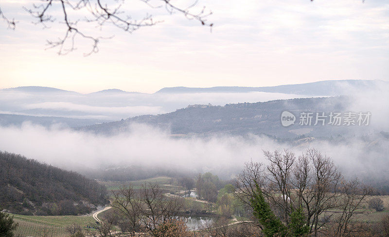 Provençal风景，法国南部