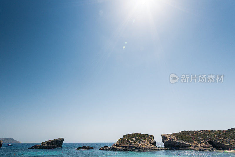 蓝色泻湖，Comino，马耳他