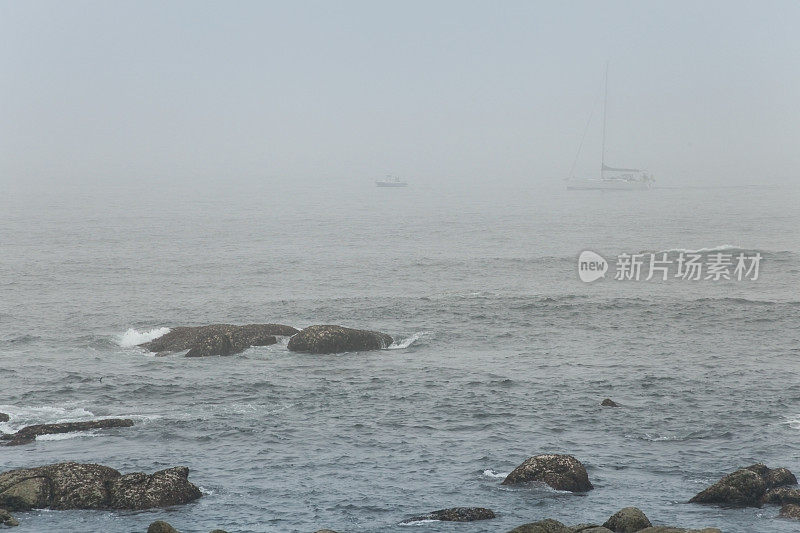 科斯塔达莫特的石头和海浪