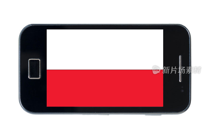 波兰智能手机国旗