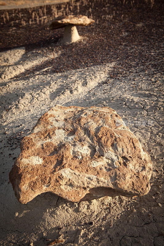 新墨西哥州比斯提荒地的奇特岩层