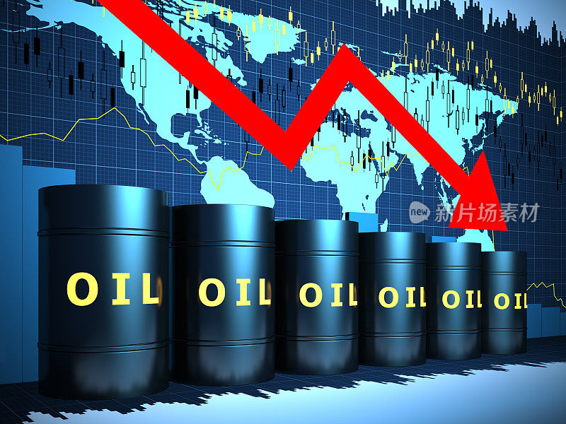 石油财务图表抽象业务图表