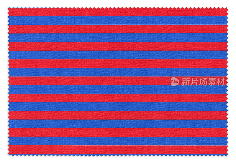 红、蓝面料样板(裁剪路径)