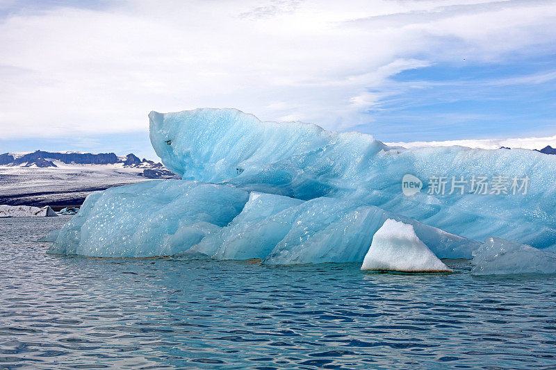 冰岛Jokulsarlon冰川泻湖