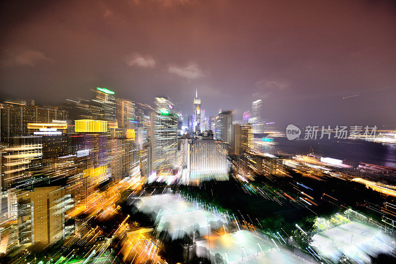 香港城市夜景