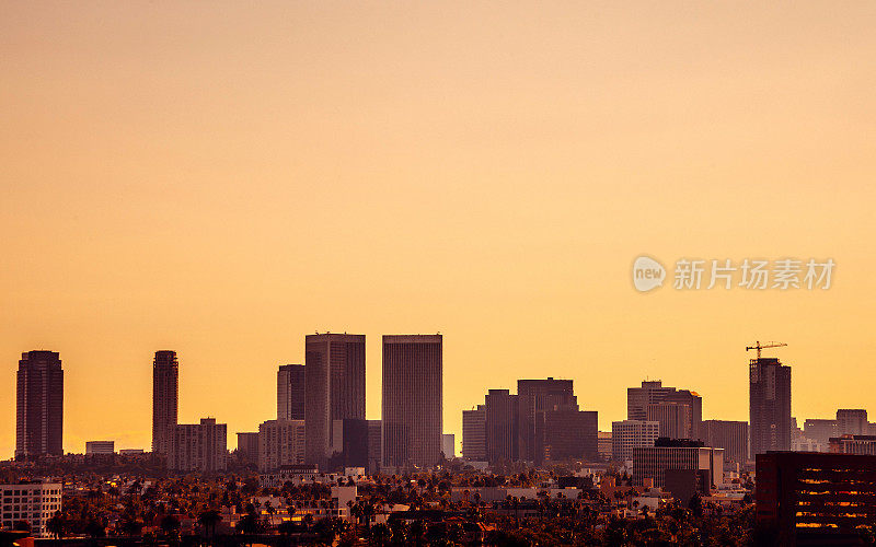 洛杉矶西区和世纪城。