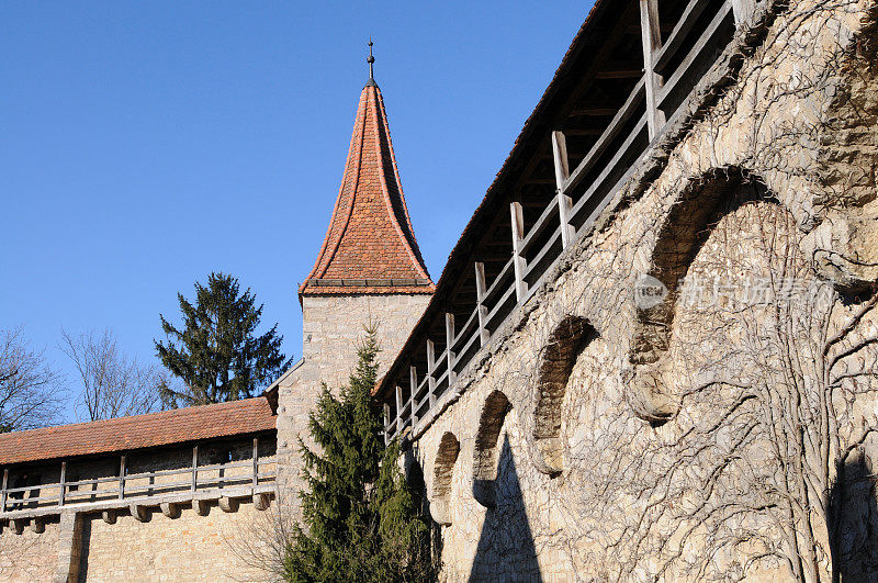 小镇的墙壁,Rothenburg