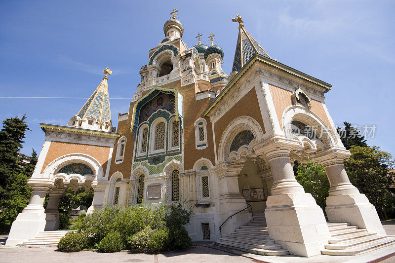 法国尼斯的俄罗斯大教堂