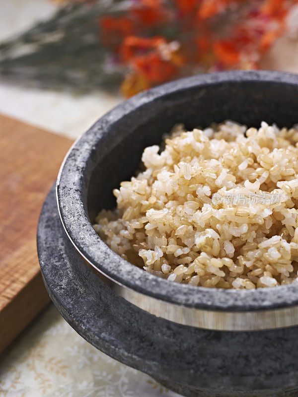 煮糙米