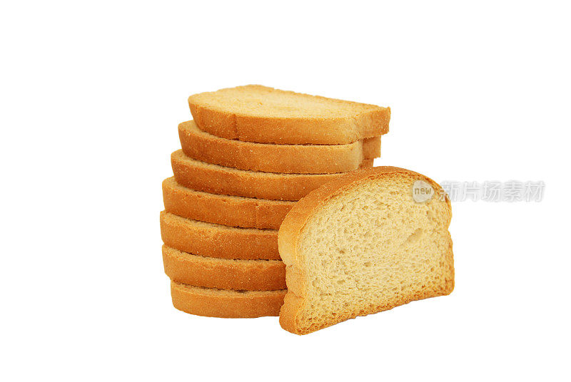 堆面包干