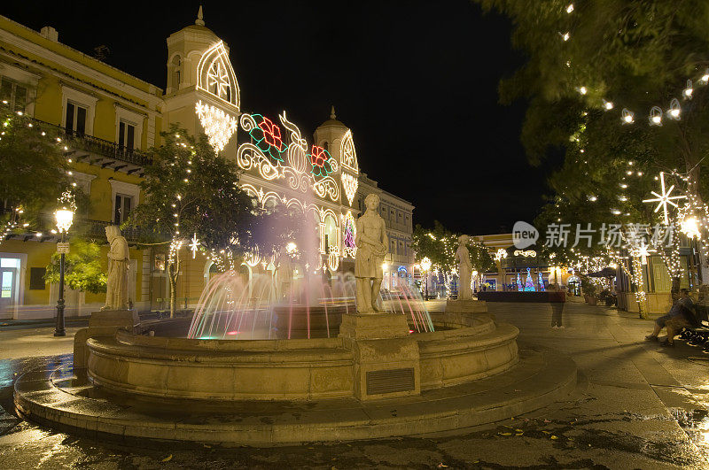 圣胡安的圣诞喷泉