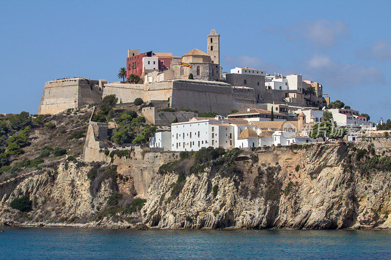 西班牙伊比沙岛的要塞