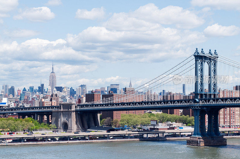 从纽约小飞象看曼哈顿桥。