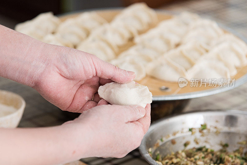 中国烹饪饺子