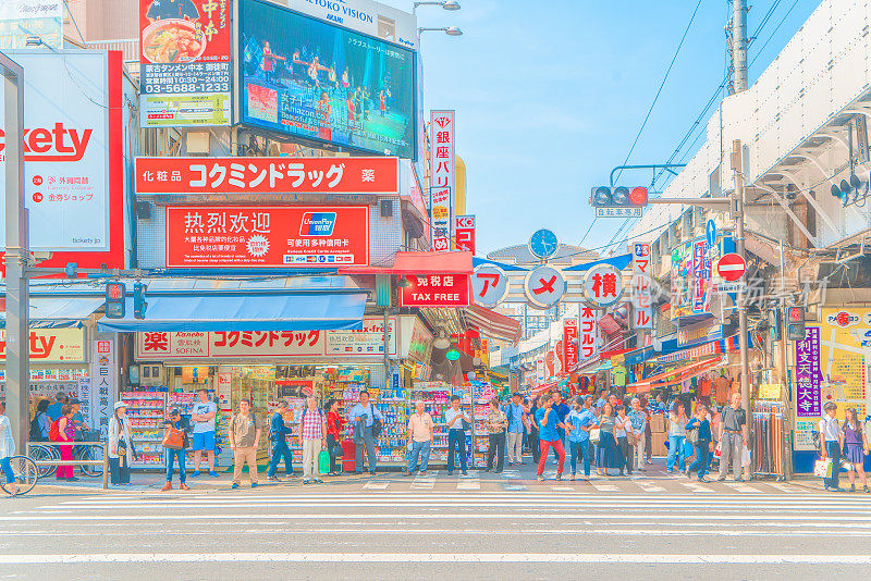 日本东京Ameyoko街市场