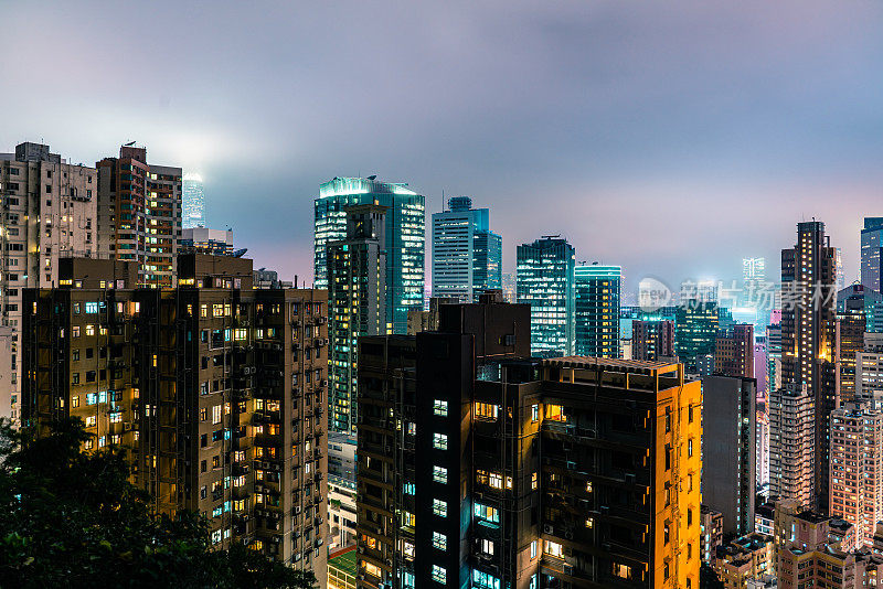 高密度居住在香港湾仔