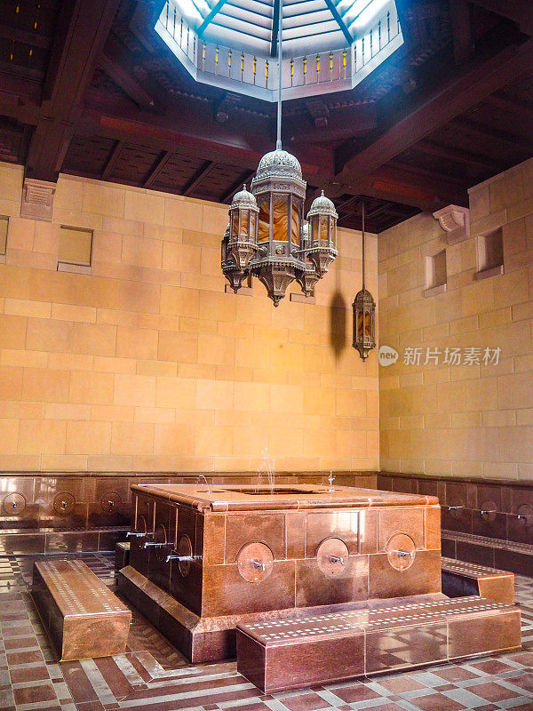 阿曼马斯喀特苏丹卡布斯清真寺的沐浴室
