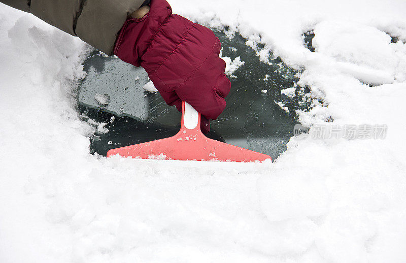 雪灾后洗车