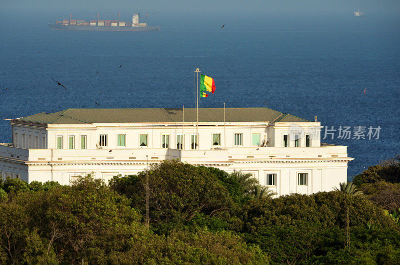 塞内加尔总统府(1907年)-共和国宫殿，达喀尔，塞内加尔