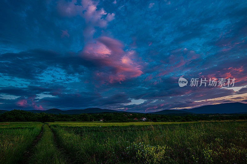 斯塔拉平原或古山，美丽的风景