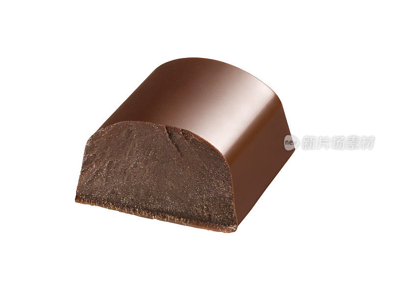 巧克力块由最好的比利时牛奶巧克力制成