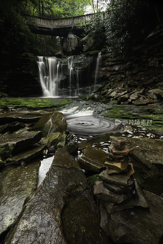 埃拉卡拉瀑布，黑水瀑布，西弗吉尼亚州