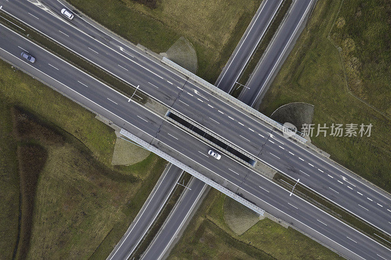 公路及道路交汇处(空中)