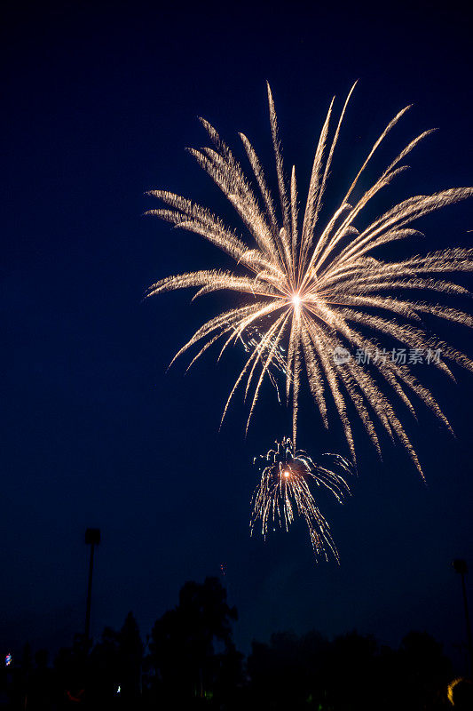 双重爆发的色彩:庆祝加拿大日在温尼伯的夜空