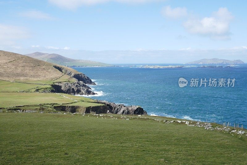 克里的丁格尔半岛。爱尔兰