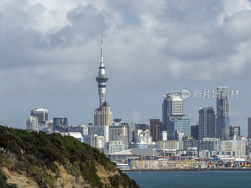 新西兰奥克兰的怀特玛塔港和海港