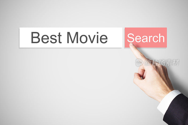 手指按平搜索浏览器按钮最佳电影