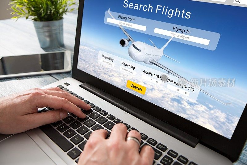 预订航班旅行旅行者搜索预订假日页面