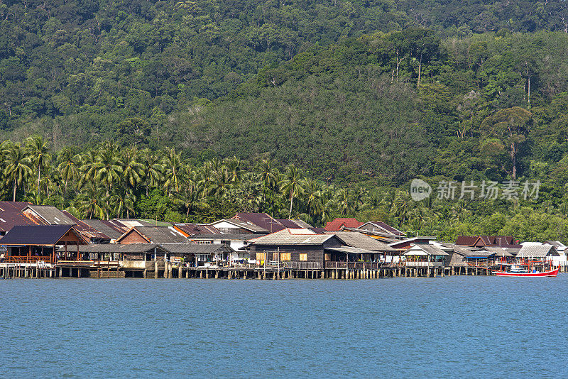 泰国的渔村