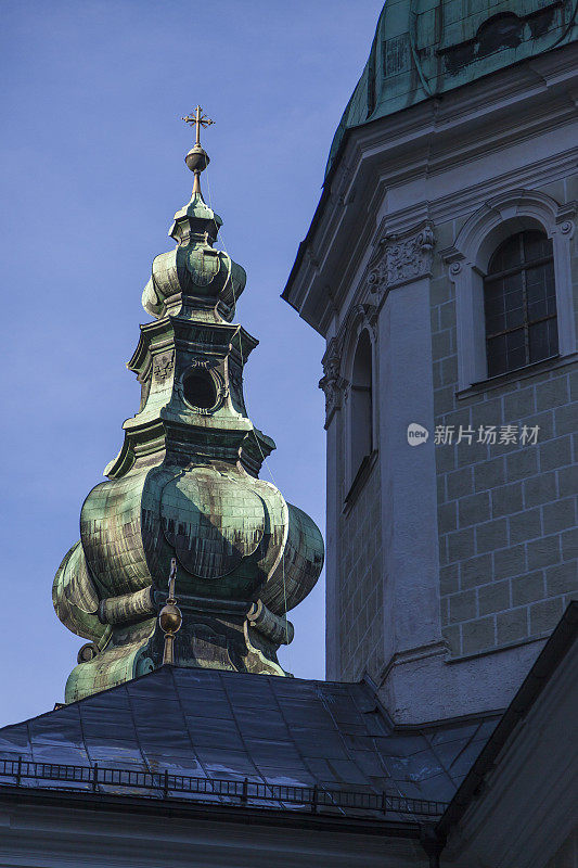 奥地利萨尔茨堡大教堂尖顶