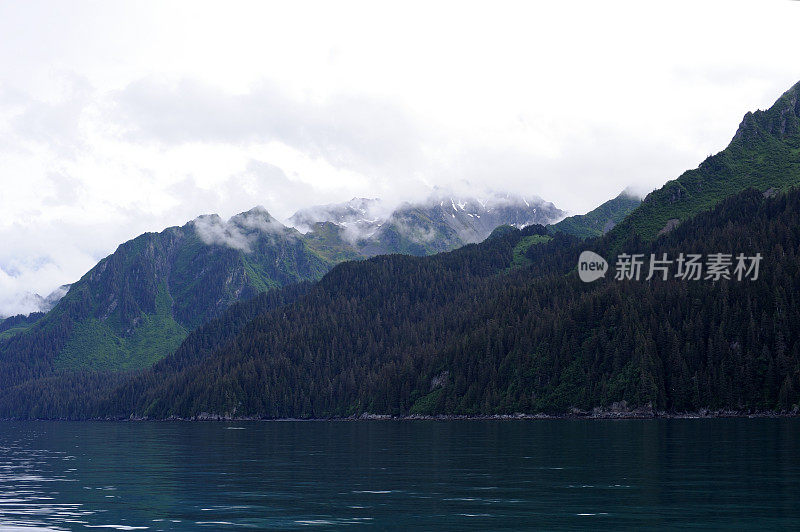 阿拉斯加复活湾的风景