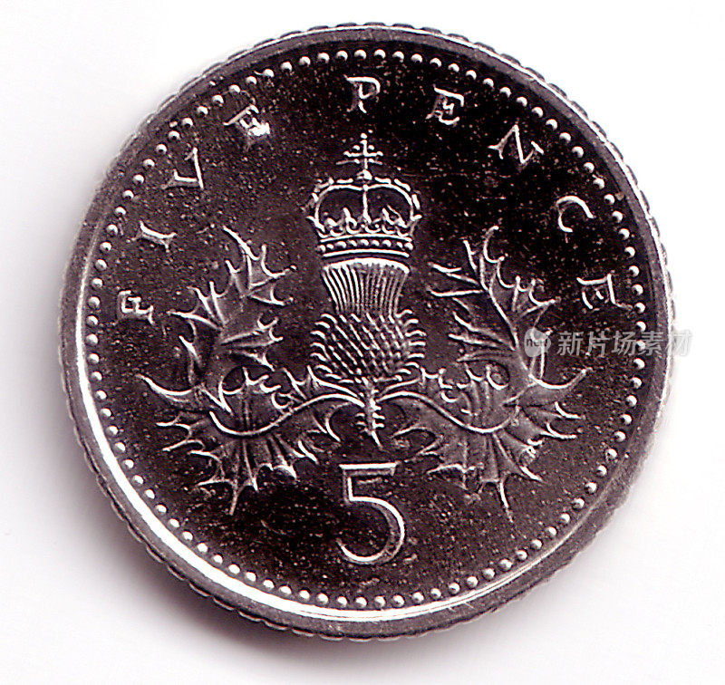 英国五便士硬币