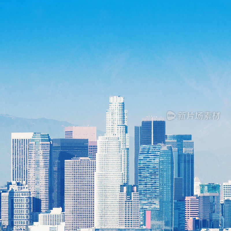 洛杉矶天际线全景