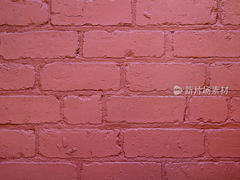 建筑质感-旧的红色砖墙