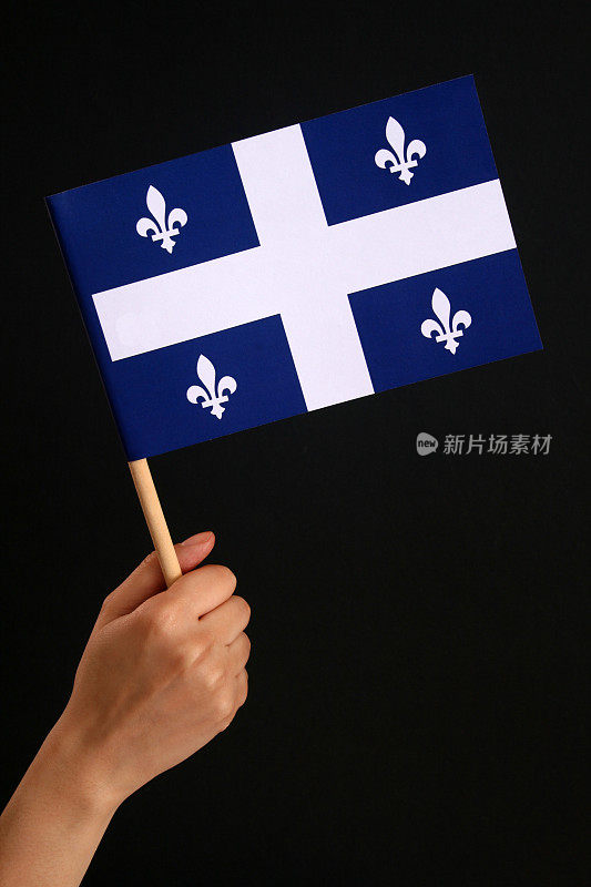 持有魁北克国旗