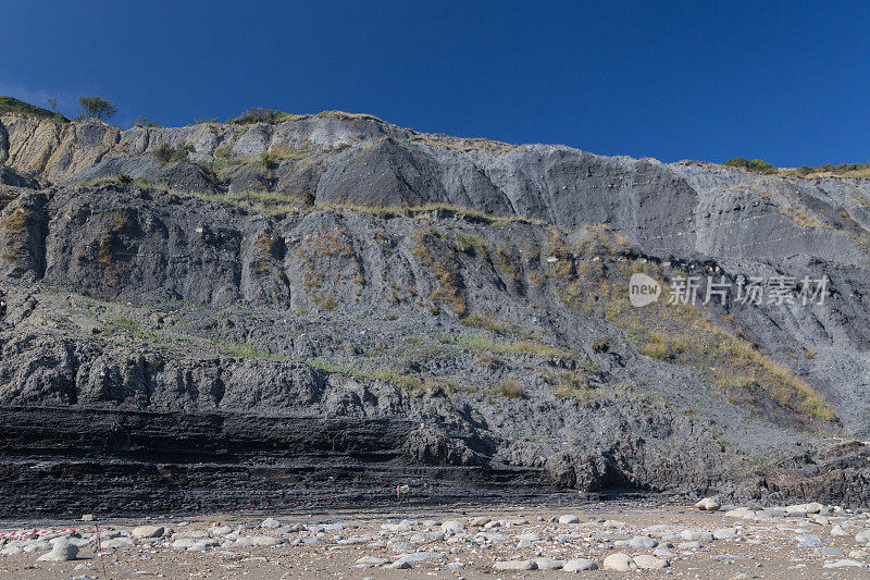 英格兰多塞特的侏罗纪粘土悬崖
