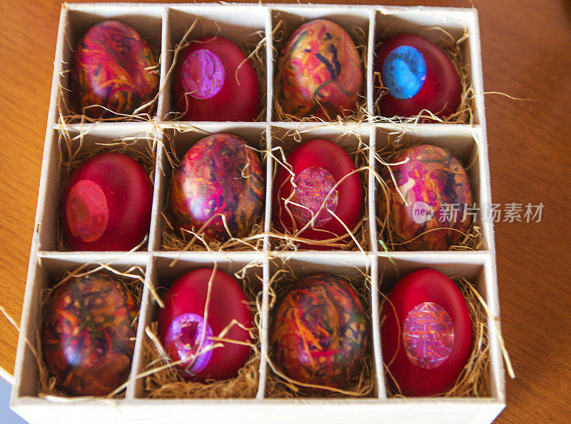 希腊卡瓦拉萨索斯岛的复活节彩蛋