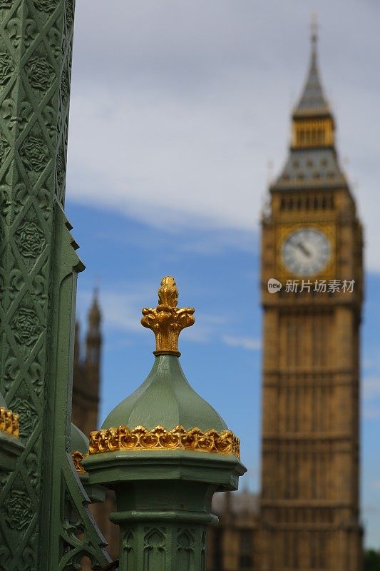 伦敦桥上的大本钟钟楼