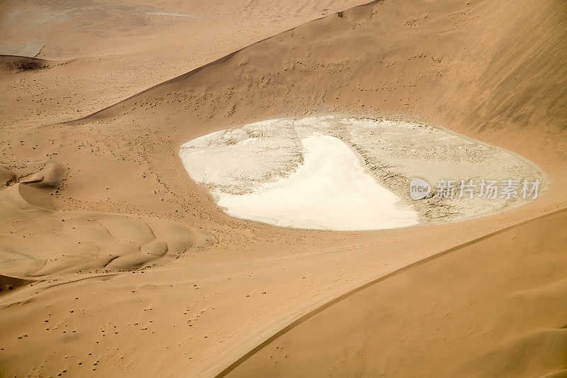 纳米比亚索苏斯瓦莱沙漠沙丘鸟瞰图