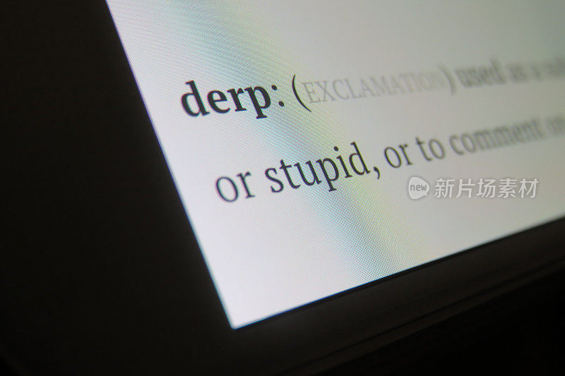 Derp——字典的定义