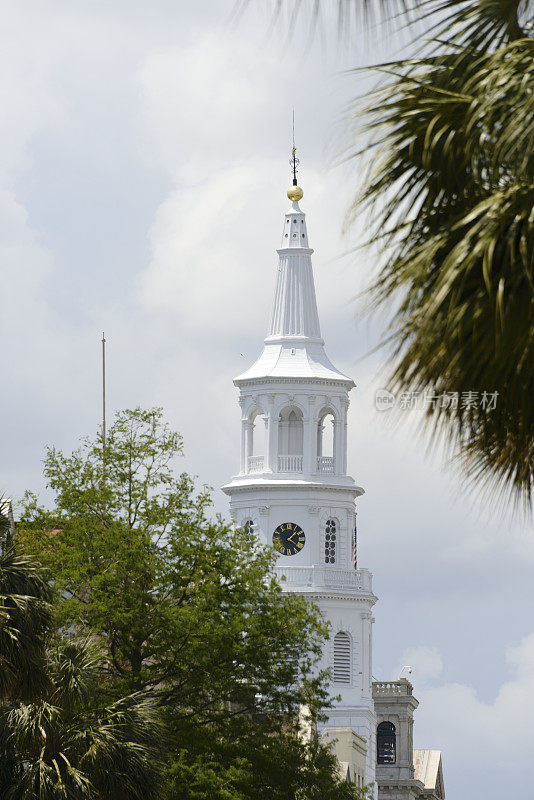 圣迈克尔教堂，查尔斯顿，南卡罗来纳州