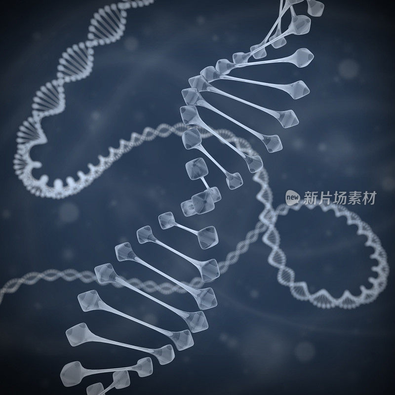 DNA抽象插图