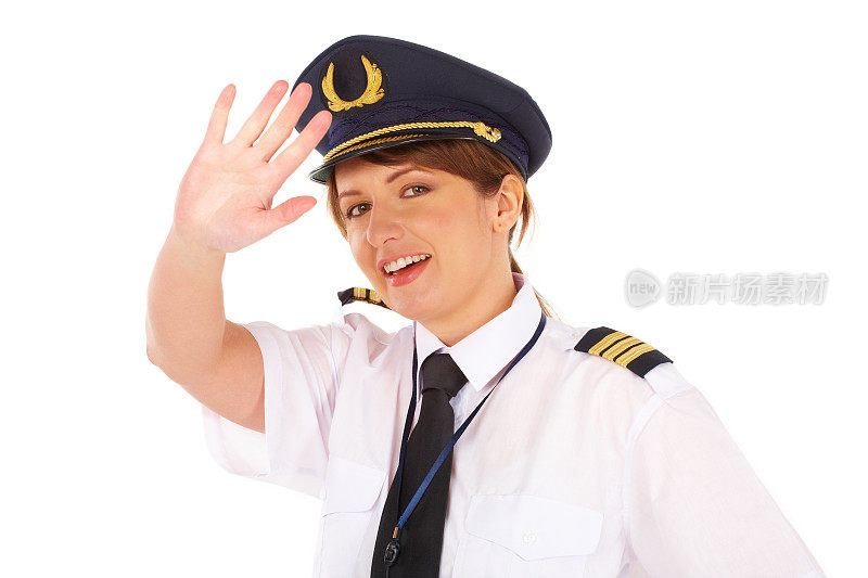 航空公司的女飞行员