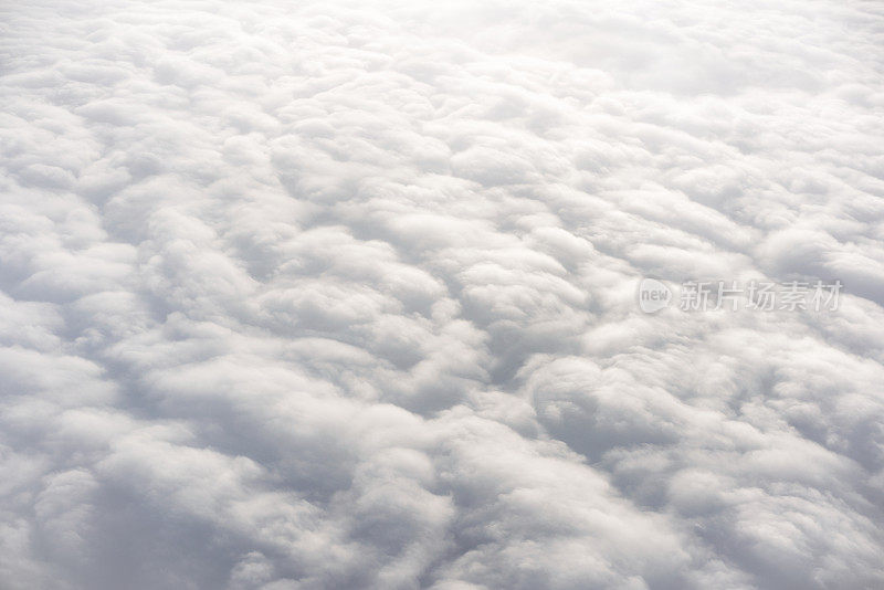 从上面拍摄的云层
